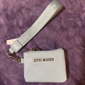 Steve Madden Light Blue Wristlet